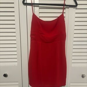 Elegant Red Women's Dress